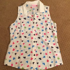 Lilly Pulitzer shamrock shirt